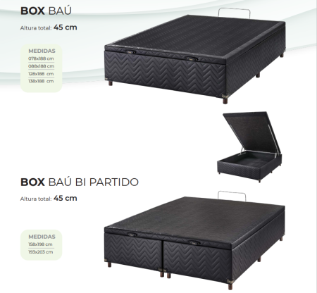 BOX BAÚ CASAL