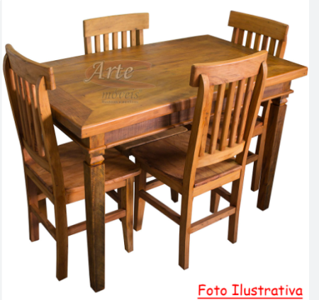 mesa de madeira rustica 
